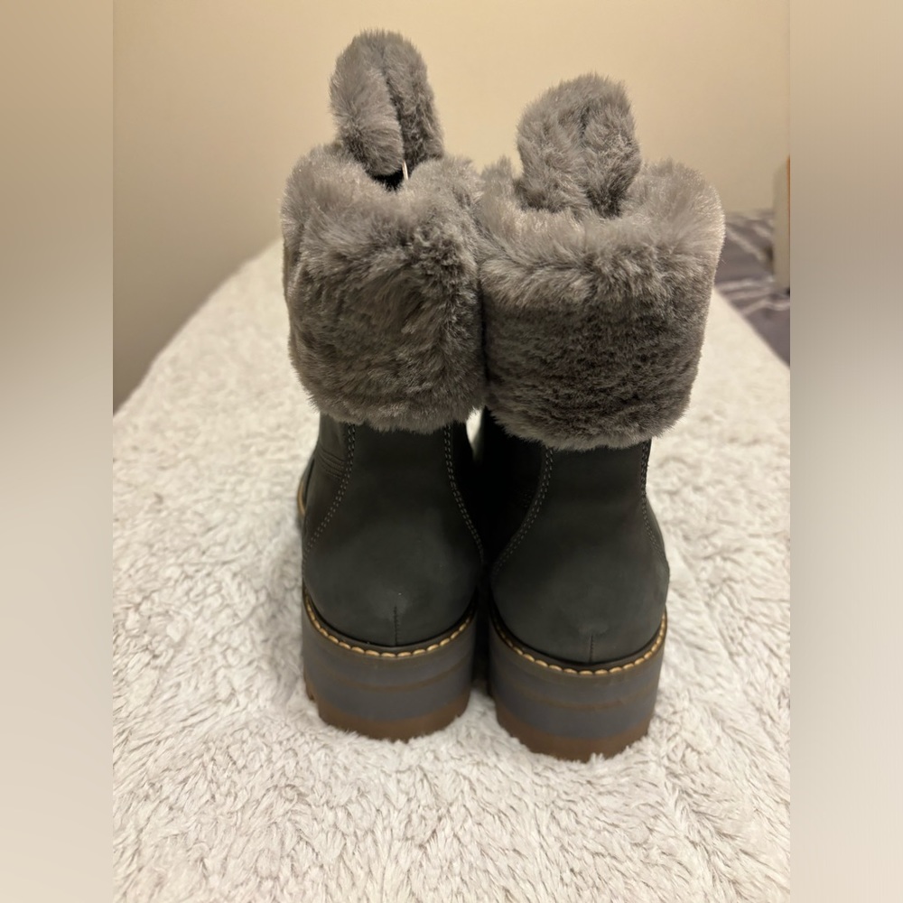 Timberland Courmayeur Valley 6inch Winter Women Grey Boots 8M